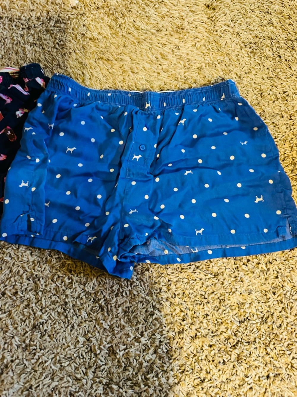 Victoria's Secret PINK lot of 3 Boxer Shorts with Pink Trim Small - Picture 3 of 10